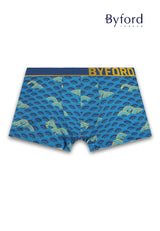 (2 Pcs) Byford Mens Nylon Spandex Shorty Brief Underwear Assorted Colour-BUB740S