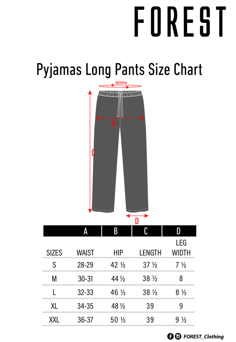 (1 Pc) Forest X Disney Mens 100% Cotton Full Print Long Bottom Pyjamas- WPD0055L
