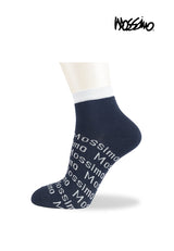 (3 Pcs) Mossimo Cotton Spandex Quarter Length Sports Socks- MSF0036T