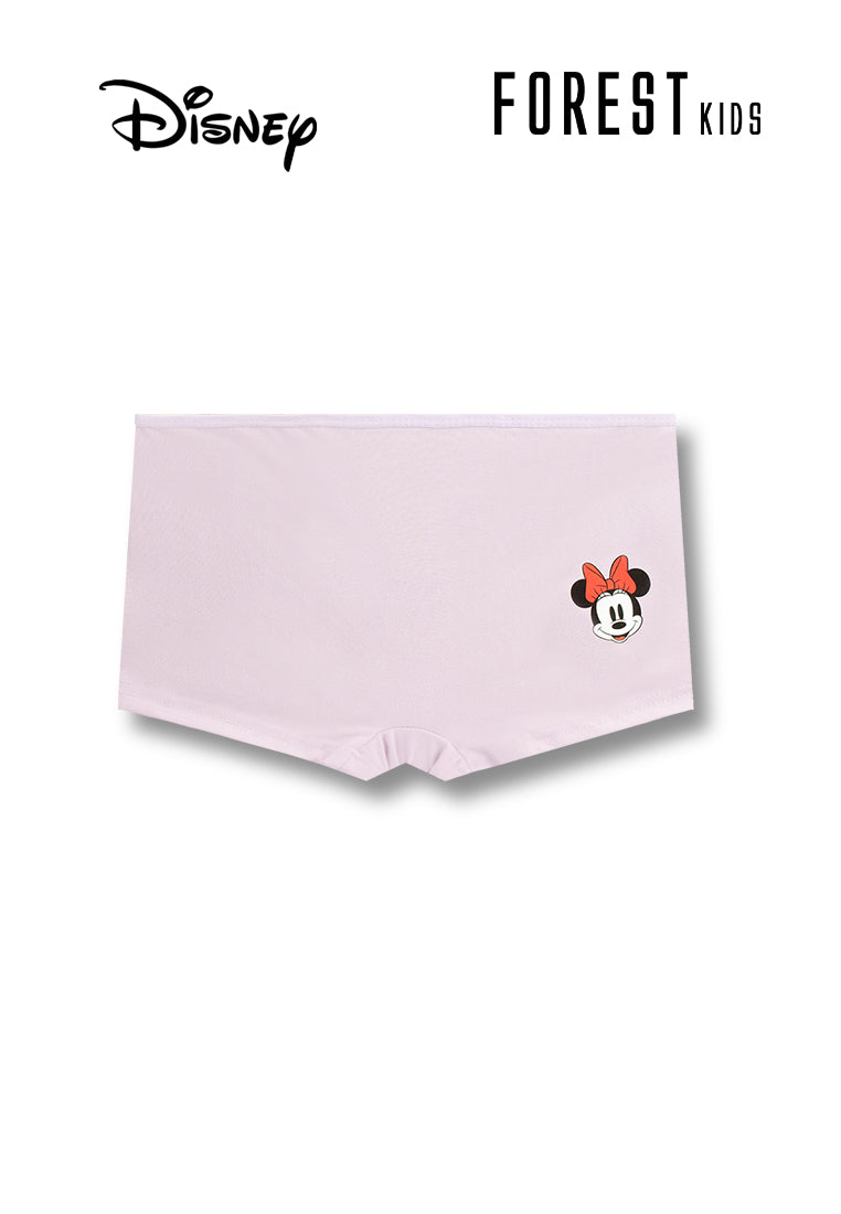 (2 Pcs) Forest X Disney Girls Microfiber Spandex Boy Leg Brief Underwear Assorted Colours - WLJ0091BL