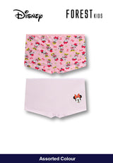 (2 Pcs) Forest X Disney Girls Microfiber Spandex Boy Leg Brief Underwear Assorted Colours - WLJ0091BL