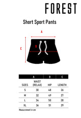 (1Pc) Forest Ladies Nylon Spandex Double Layers Sport Short Bottom Selected Colours- FPD0008S