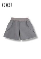 (1Pc) Forest Ladies Nylon Spandex Double Layers Sport Short Bottom Selected Colours- FPD0008S