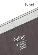 (3 Pcs) Byford Mens Micromodal Spandex Plus Size Mini Brief Underwear Assorted Colours - BUD5281M