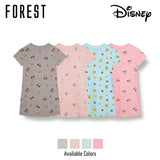 (1 Pc) Forest X Disney Girls 100% Cotton Sleep Dress Pyjamas-WPJ0049D