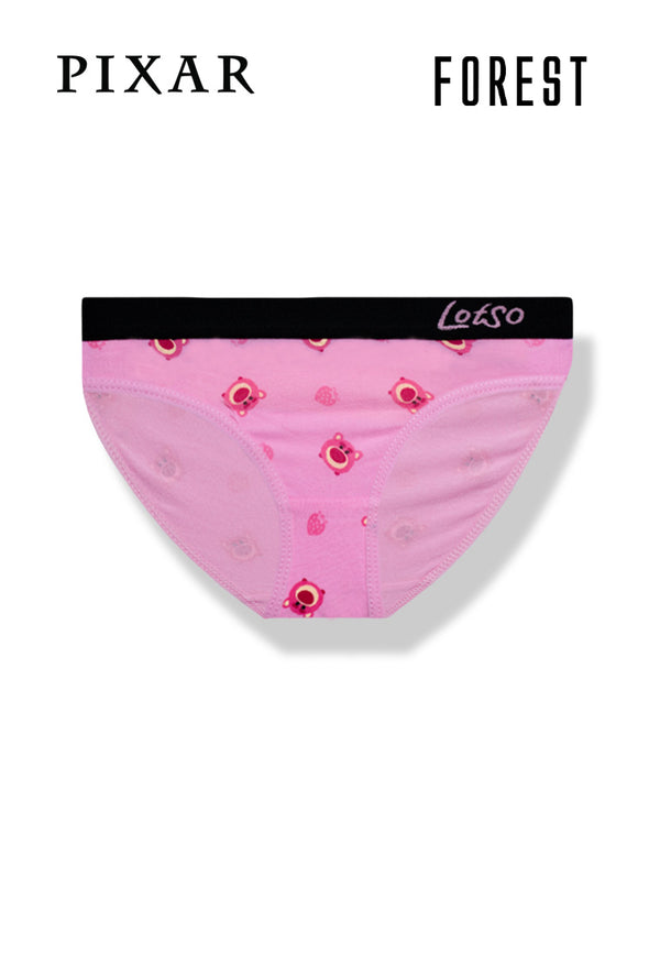 (3 Pcs) Forest X Disney Girls Cotton Spandex Midi Brief Underwear Assorted Colours - WLJ0125D