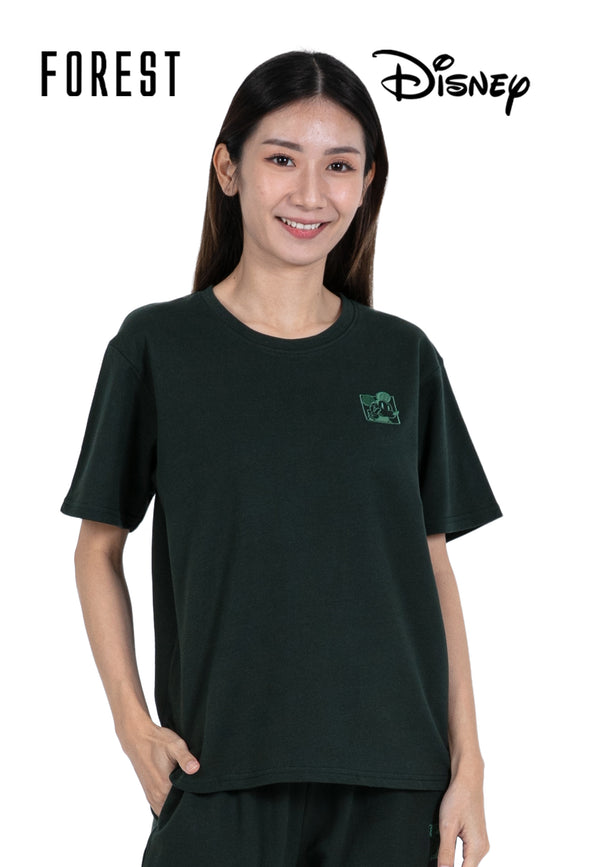 (1 Pc) Forest X Disney Ladies 100% Cotton Baby Terry Lounge Tee Pyjamas-WPL0078R/WPL0083R/WPL0116R/WPL0128R/WPL0130R