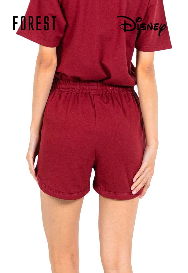 (1 Pc) Forest X Disney Ladies 100% Cotton Baby Terry Short Pants Pyjamas-WPL0084S