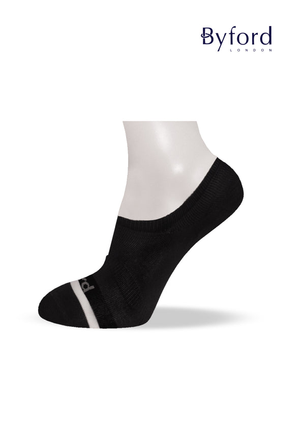 (3 Pcs) Byford Cotton Spandex No Show Sport Socks - BSF1038T