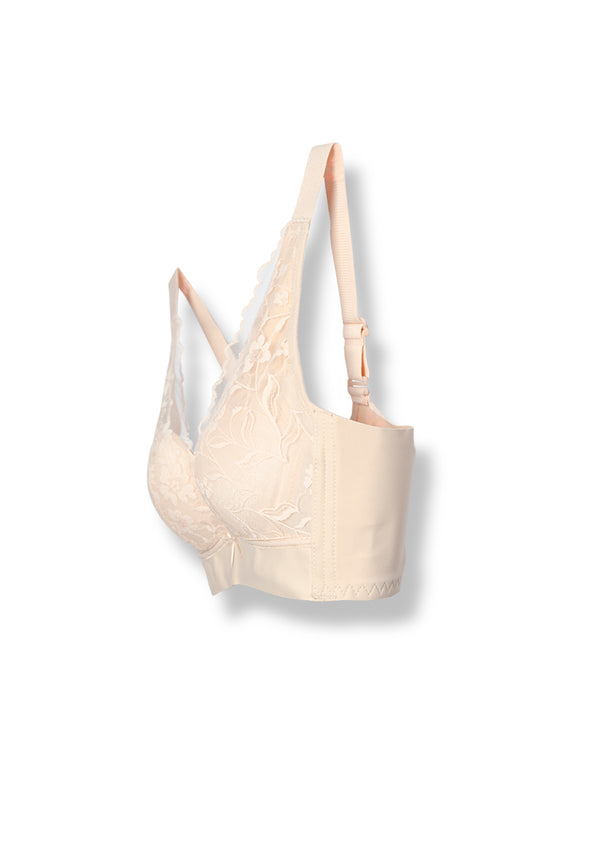 (1Pc) Forest Ladies Nylon Spandex Lace Push Up  Bra Selected Colours- FBD0076L