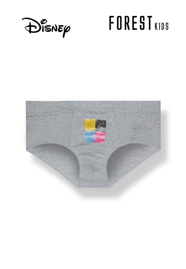 (3 Pcs) Forest X Disney Kids Microfiber Spandex Mini Brief Underwear Assorted Colours - WUJ0089M
