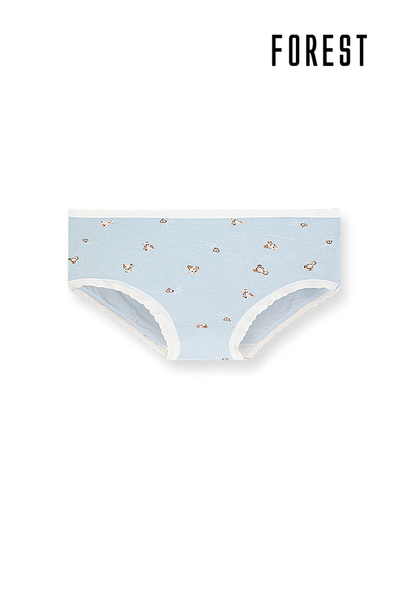 (1 Pcs) Forest Ladies Viscose Spandex Midi Penties Underwear Assorted Colours - FLD0063D