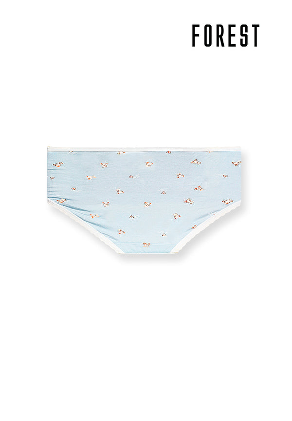 (1 Pcs) Forest Ladies Viscose Spandex Midi Penties Underwear Assorted Colours - FLD0063D