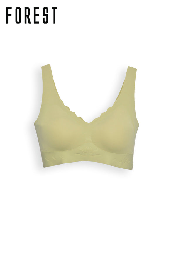 (1Pc) Forest Ladies Nylon Spandex Seamless Bra Selected Colours- FBD0055L
