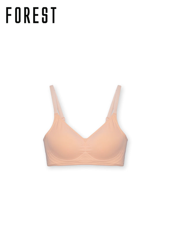 (1Pc) Forest Ladies Nylon Spandex Seamless Bra Selected Colours- FBD0084L