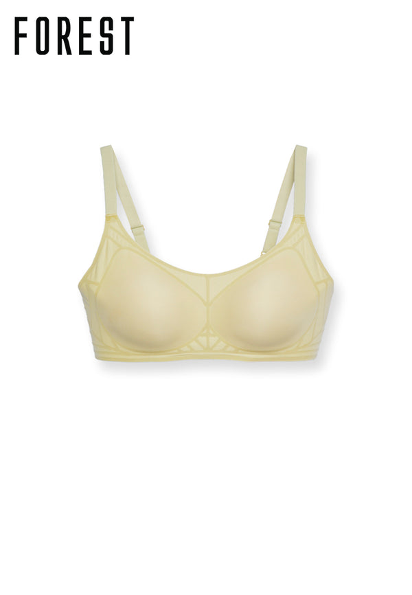 (1Pc) Forest Ladies Nylon Spandex Seamless Bra Selected Colours- FBD0081L