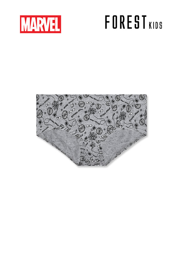 (3 Pcs) Forest X Marvel Kids 100% Cotton Mini Brief Underwear Assorted Colours - AUJ0009M