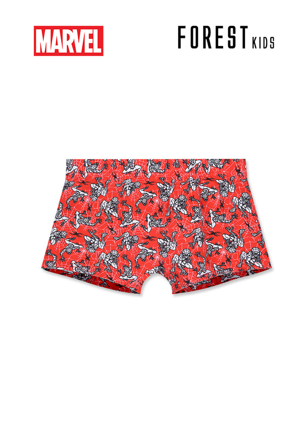 (2 Pcs) Forest X Marvel Kids 100% Cotton Shorty Brief Underwear Assorted Colours - AUJ0010S