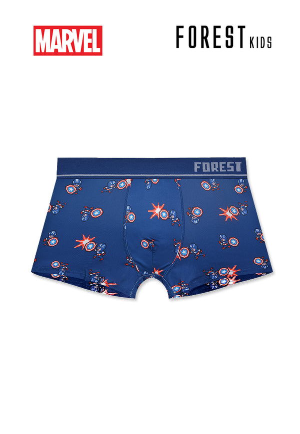 (2 Pcs) Forest X Marvel Kids Microfiber Spandex Shorty Brief Underwear Assorted Colours - AUJ0008S