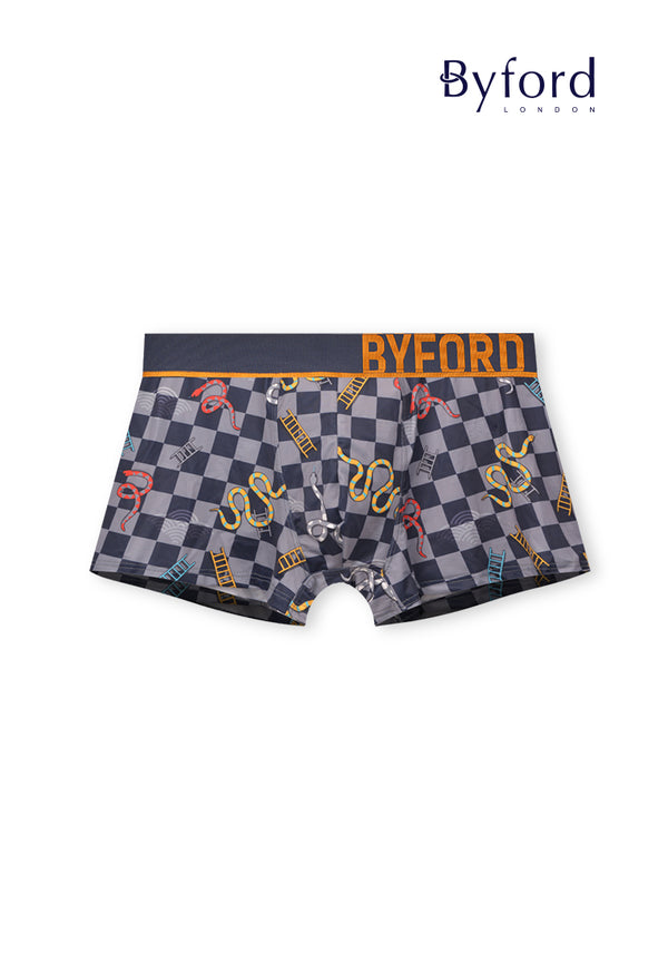 (2 Pcs) Byford Mens Nylon Spandex Shorty Brief Underwear Assorted Colours - BUB752S