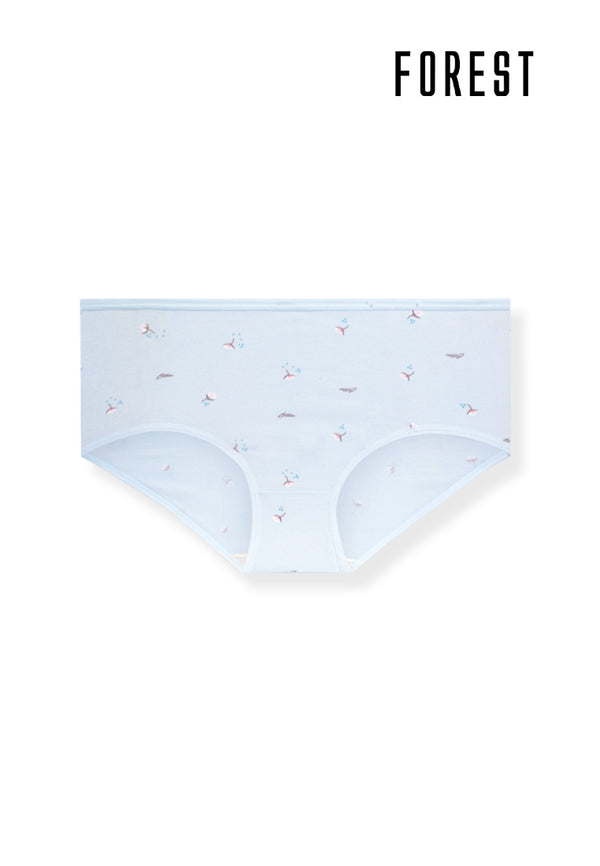 (1 Pcs) Forest Ladies Cotton Spandex Midi Penties Underwear Assorted Colours - FLD0062D