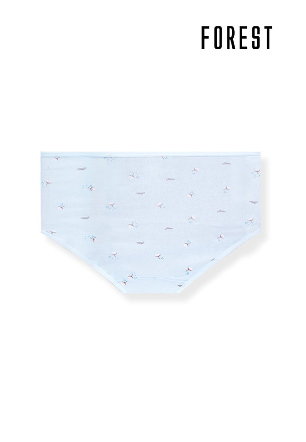 (1 Pcs) Forest Ladies Cotton Spandex Midi Penties Underwear Assorted Colours - FLD0062D