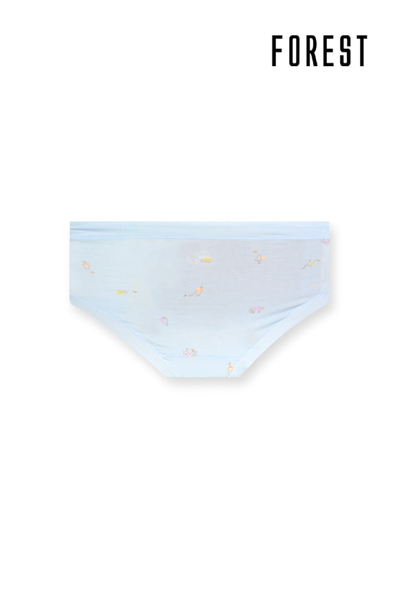 (1 Pcs) Forest Ladies Viscose Spandex Midi Penties Underwear Assorted Colours - FLD0064D