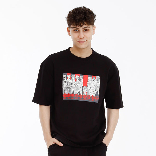 Forest x One Piece Premium Weight Air-Cotton Oversized Round Neck Tee | Baju Tee shirt / Pants - FO20004 / FO10000