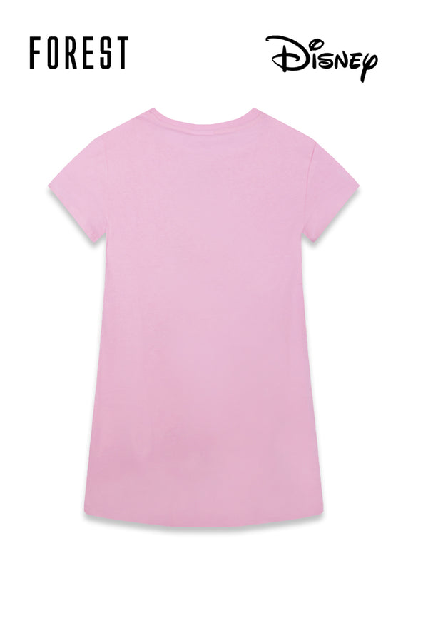 (1 Pc) Forest X Disney Ladies 100% Cotton Sleep Dress Pyjamas Selected Colours - WPL0159D