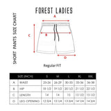 Forest Ladies Plain Shorts Elastic Roman Short Pants Women | Seluar Pendek Perempuan - 860146