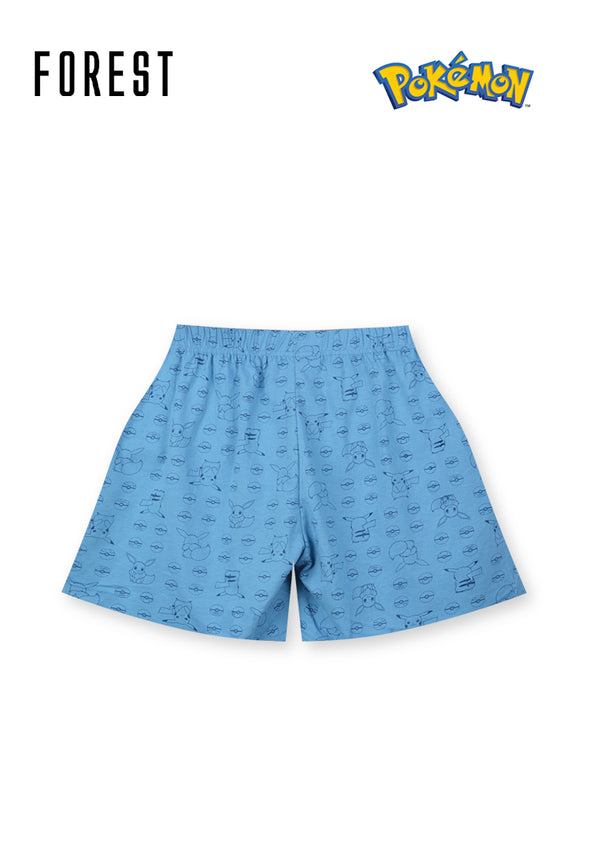 (1 Pc) PokÃ©mon Ladies 100% Cotton Short Pants Pyjamas Selected Colours - PPL1044S