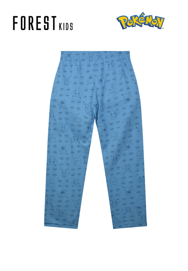 (1 Pc) PokÃ©mon Kids 100% Cotton Long Pants Pyjamas Selected Colours - PPJ1048L
