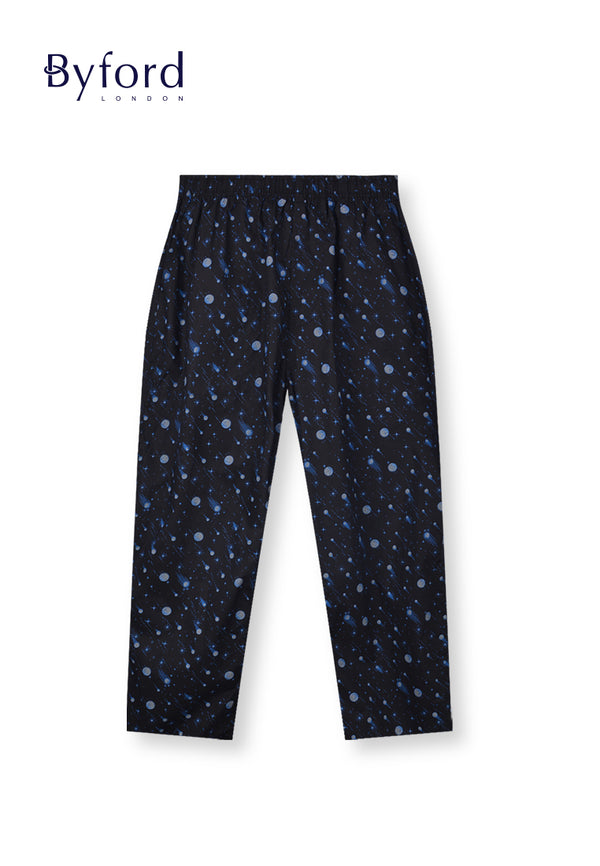 (1 Pc) Byford Mens Woven Cotton Long Pants Pyjamas Assorted Colour - BPD861L