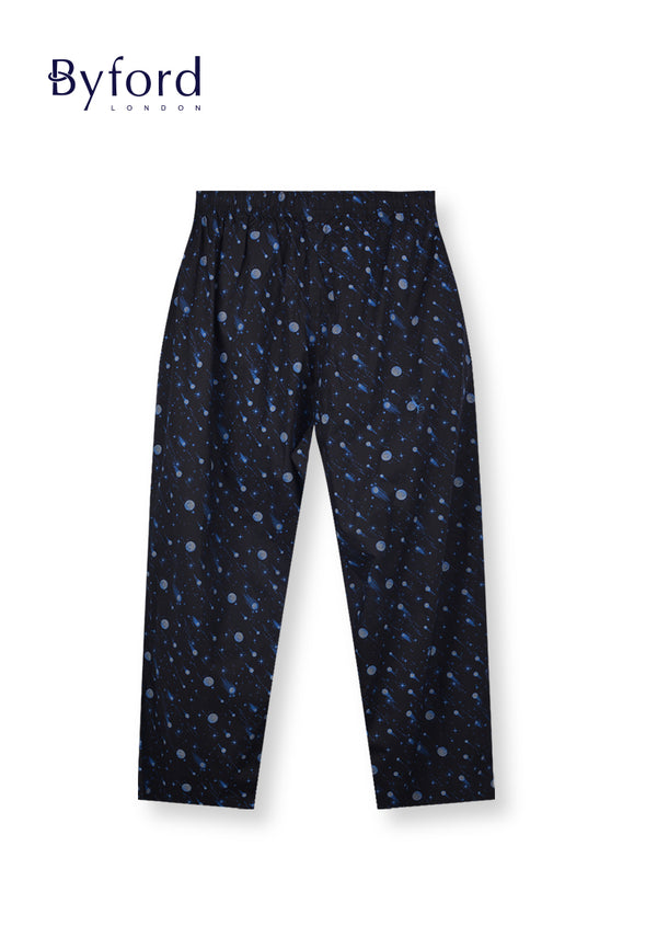 (1 Pc) Byford Mens Woven Cotton Long Pants Pyjamas Assorted Colour - BPD861L