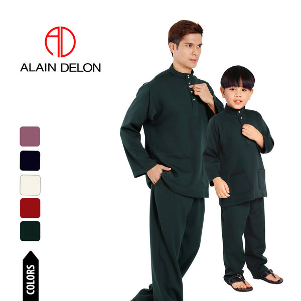 Alain Delon RM REG CUT PLAIN MAND COLLAR - 19025001/ 19025501 (A)
