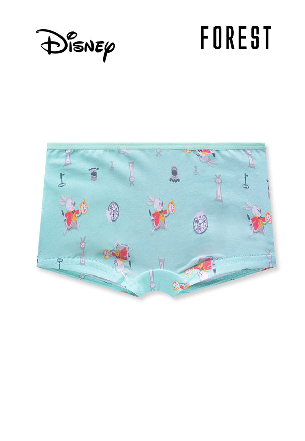 (3 Pcs) Forest X Disney Ladies Cotton Spandex Boy Leg Underwear Assorted Colours - WLD0154BL