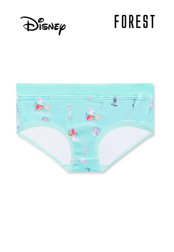 (3 Pcs) Forest X Disney Ladies Cotton Spandex Midi Brief Underwear Assorted Colours - WLD0153D