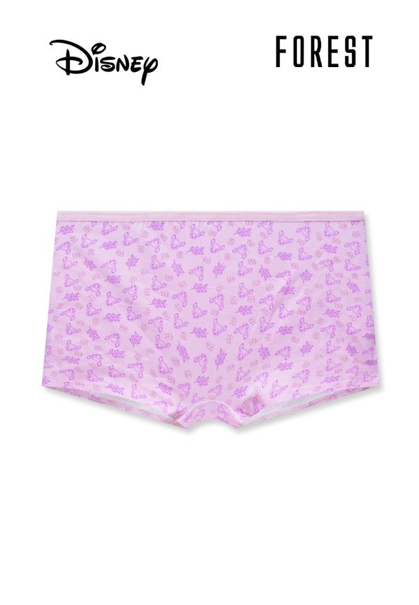 (3 Pcs) Forest X Disney Ladies Cotton Spandex Boy Leg Underwear Assorted Colours - WLD0150BL