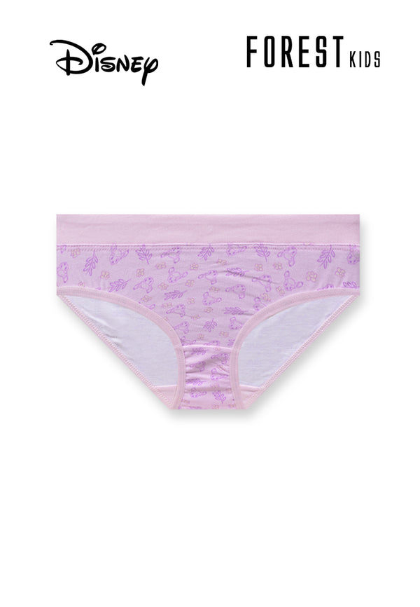 (3 Pcs) Forest X Disney Girls Cotton Spandex Midi Brief Underwear Assorted Colours - WLJ0151D