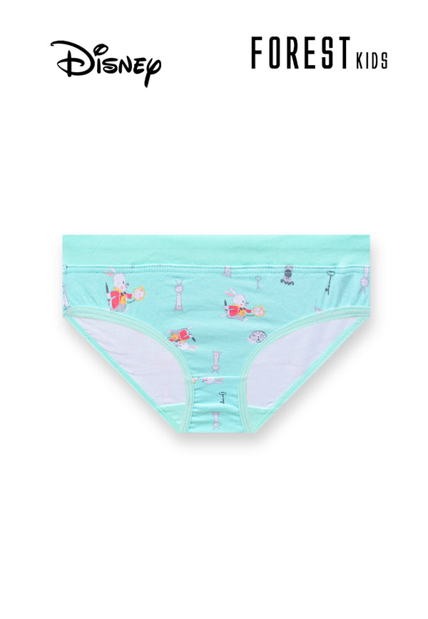 (3 Pcs) Forest X Disney Girls Cotton Spandex Midi Brief Underwear Assorted Colours - WLJ0155D