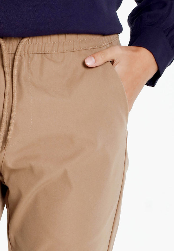 Forest Ladies Plain Elastic Waist Long Pants Women Casual Pants | Seluar Panjang Perempuan - 810503