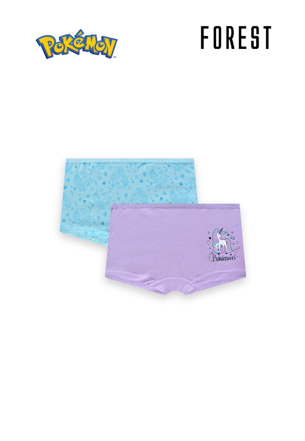 (2 Pcs) Pokémon Kids Cotton Spandex Boy Leg Panties Assorted Colours - PLJ1058BL