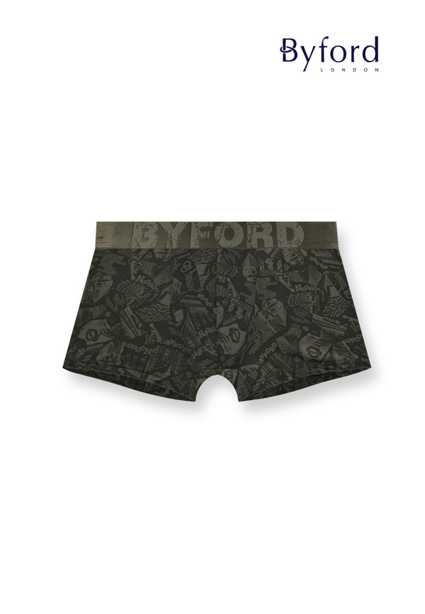 (2 Pcs) Byford Mens Nylon Microfibre Spandex Shorty Brief Underwear Assorted Colours - BUB759S