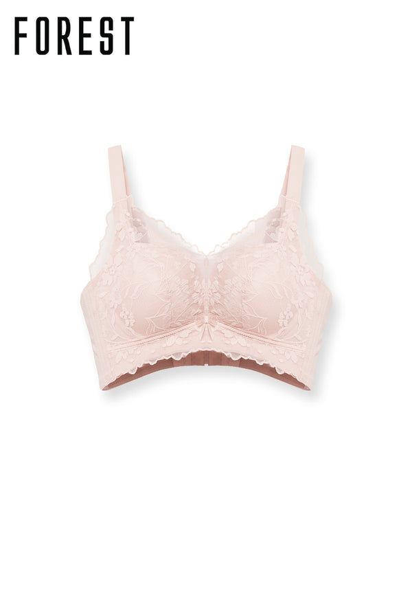 (1Pc) Forest Ladies Nylon Spandex Lace Push Up Bra Selected Colours - FBD0077L