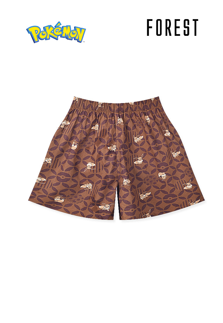 (1 Pc) Pokémon Ladies Woven Cotton Boxer Short Selected Colours - PLD1038X