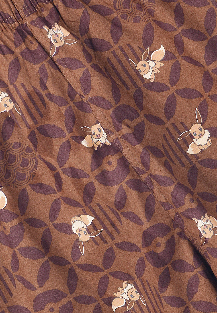 (1 Pc) Pokémon Ladies Woven Cotton Boxer Short Selected Colours - PLD1038X