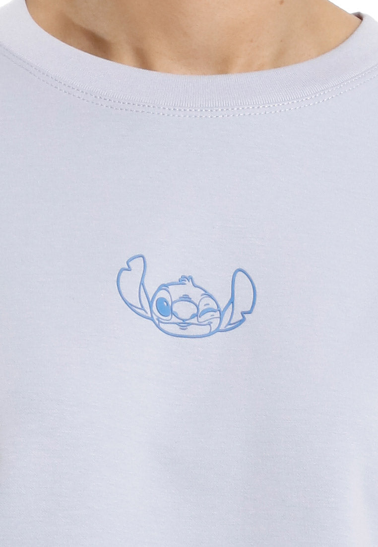 Forest Sweatshirt Perempuan | Forest x Disney Stitch Premium Weight Loose Fit Sweatshirt - FW820139