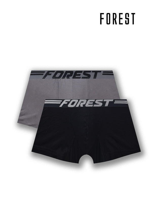 Forest Seluar Dalam Lelaki | (2 Pcs) Forest Mens Micro Modal Spandex Shorty Brief Underwear Assorted Colours - FUD0151S