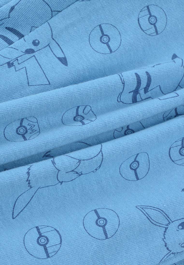 Baju Tidur Kanak-kanak | (1 Pc) Pokémon Kids 100% Cotton Long Sleeve Long Pants Pyjamas - PPJ1047LL