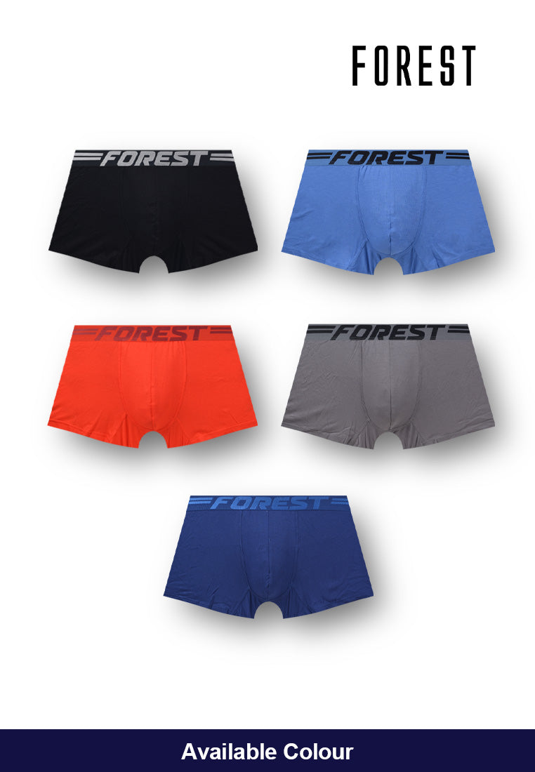 Forest Seluar Dalam Lelaki | Forest Mens Micro Modal Spandex Shorty Brief Underwear Assorted Colours (2 Pcs)  - FUD0151S